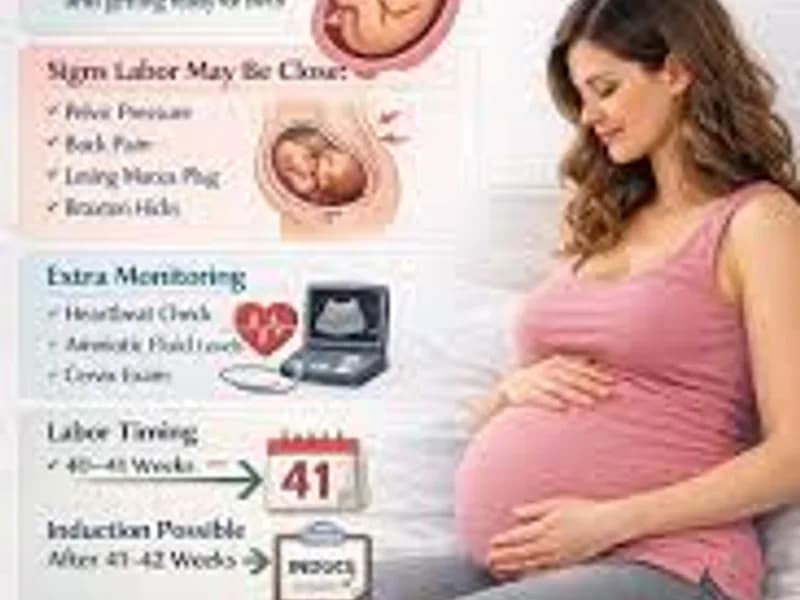 No labor signs at 40 weeks pregnant: what to expect