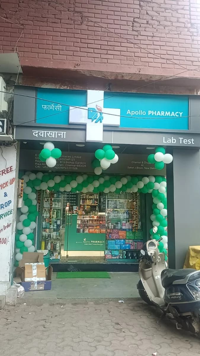 Apollo Pharmacy Saket Block J