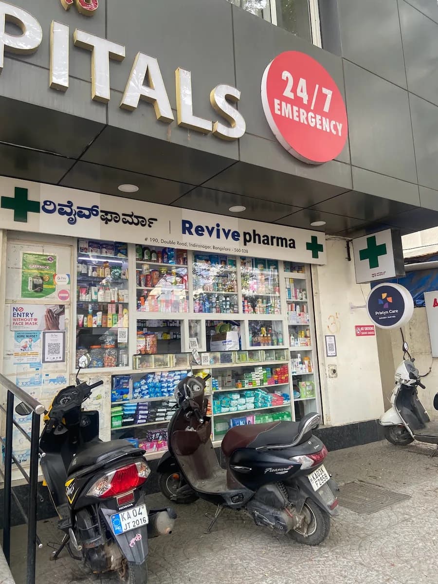 Revive Pharma- 24/7 Pharmacy in Indira Nagar Bangalore