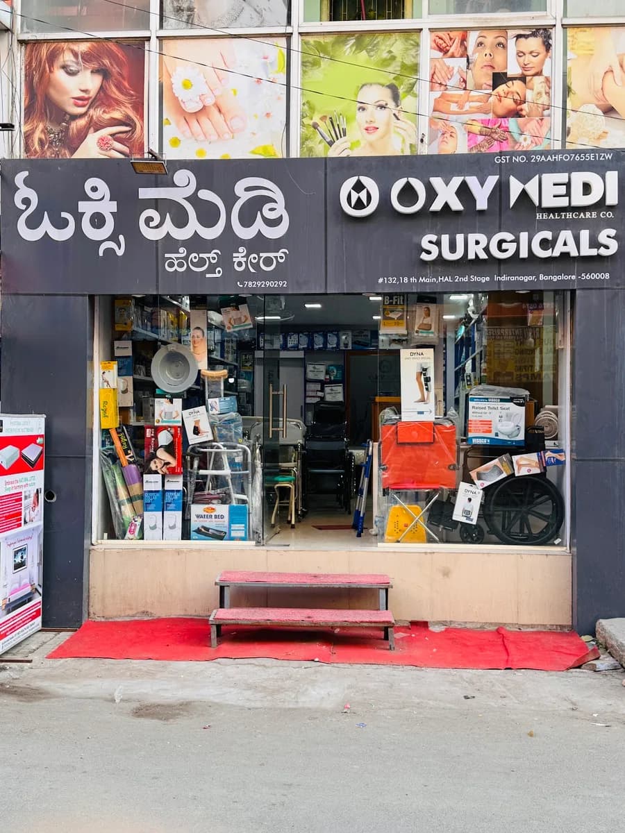 OXY MEDI HEALTHCARE CO. | Surgical & Pharma Wholesaler |18th Main, Indiranagar, Near MANIPAL,CMH & COMMAND Hospital (500mtr)