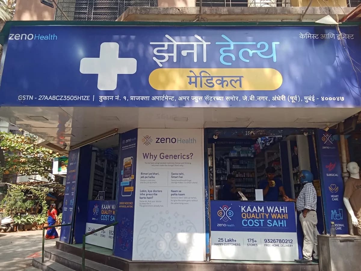 Zeno Health Pharmacy - JB Nagar, Andheri East.