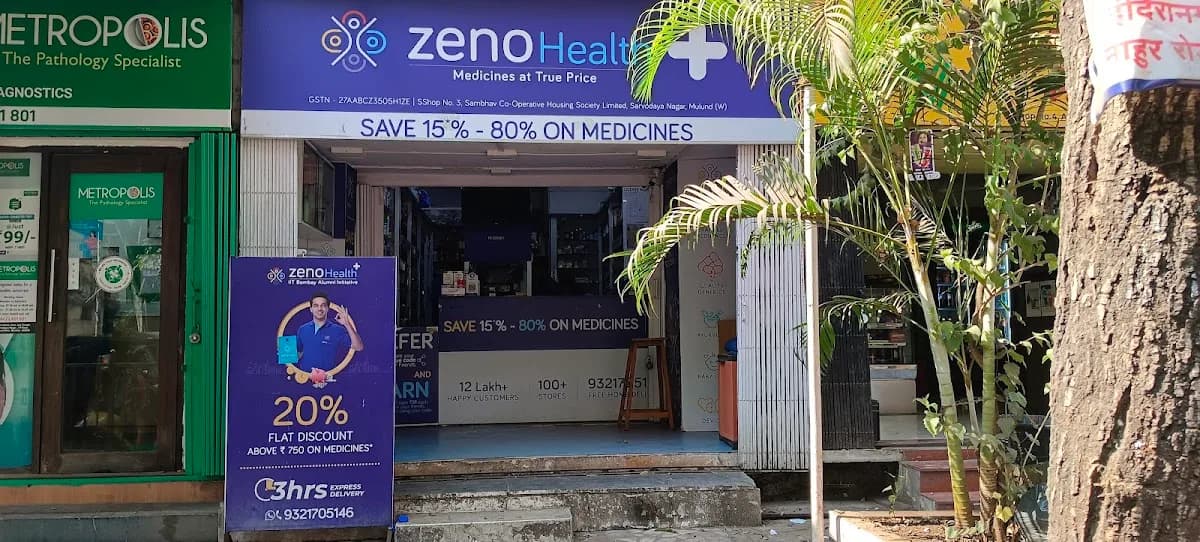 Zeno Health Pharmacy - Sarvodaya Nagar, Mulund West.