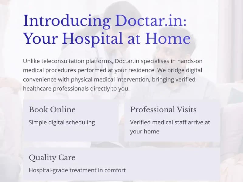 Doctar.in: Hospital-Grade Healthcare & Doctor Home Visits in India 3